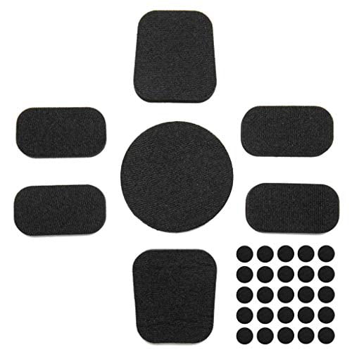 Helmet Pads Set Replacement Foam EVA Kits Accessories Tactical Protective Cushions with Magic Stick Memory Mats Velcro Universal Anti-Collision Lining Sponge Protection for Motorcycle Bike 19pcs